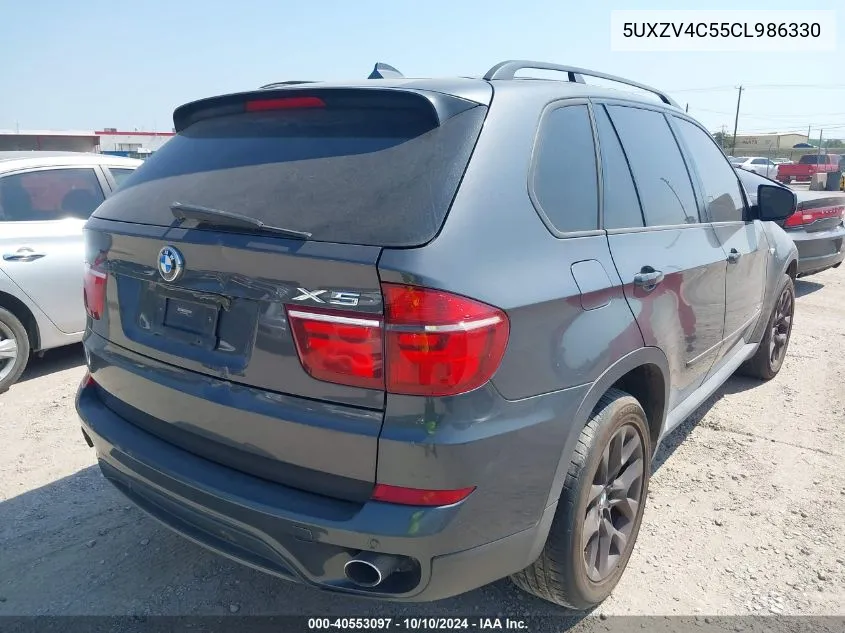 2012 BMW X5 xDrive35I/xDrive35I Premium/xDrive35I Sport Activity VIN: 5UXZV4C55CL986330 Lot: 40553097