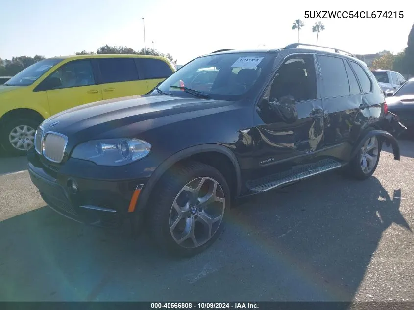 2012 BMW X5 xDrive35D VIN: 5UXZW0C54CL674215 Lot: 40566808