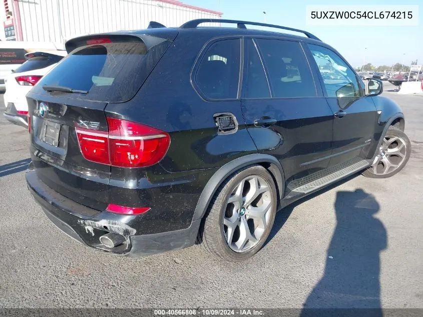 2012 BMW X5 xDrive35D VIN: 5UXZW0C54CL674215 Lot: 40566808