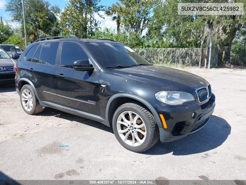 2012 BMW X5 xDrive50I VIN: 5UXZV8C56CL425982 Lot: 40630747