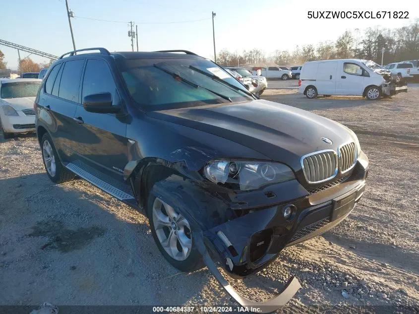 2012 BMW X5 xDrive35D VIN: 5UXZW0C5XCL671822 Lot: 40684387