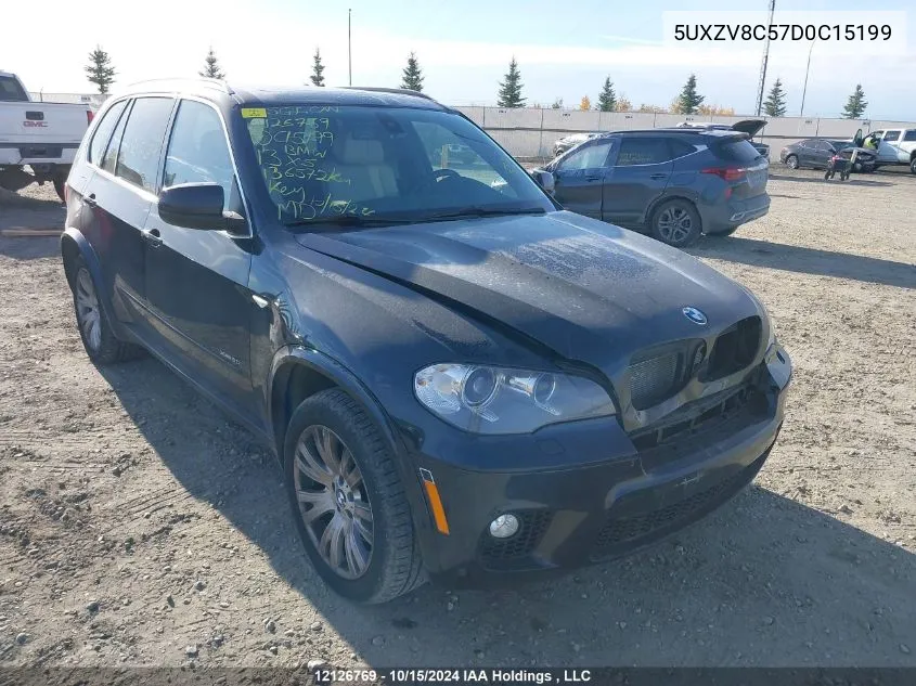 2013 BMW X5 VIN: 5UXZV8C57D0C15199 Lot: 12126769