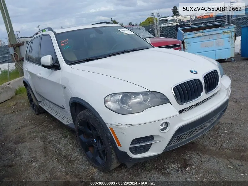 2013 BMW X5 xDrive35I/xDrive35I Premium/xDrive35I Sport Activity VIN: 5UXZV4C55D0B19662 Lot: 38886003