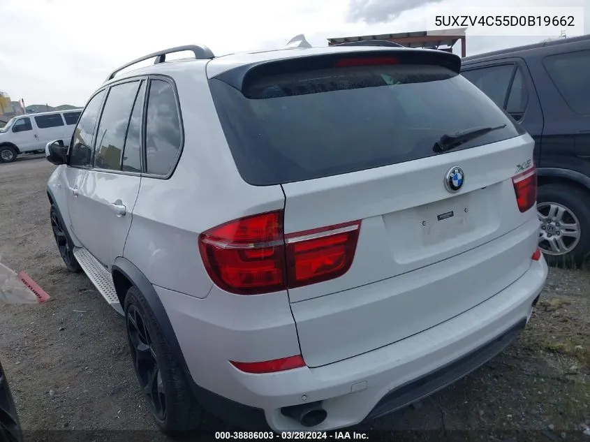 2013 BMW X5 xDrive35I/xDrive35I Premium/xDrive35I Sport Activity VIN: 5UXZV4C55D0B19662 Lot: 38886003