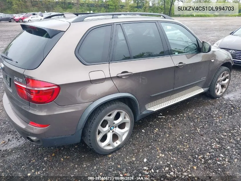 2013 BMW X5 xDrive35I/xDrive35I Premium/xDrive35I Sport Activity VIN: 5UXZV4C51DL994703 Lot: 39355673