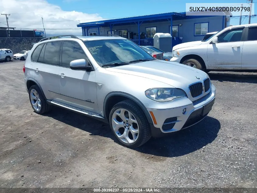 2013 BMW X5 xDrive35I/xDrive35I Premium/xDrive35I Sport Activity VIN: 5UXZV4C52D0B09798 Lot: 39396237