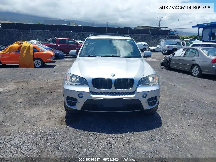 2013 BMW X5 xDrive35I/xDrive35I Premium/xDrive35I Sport Activity VIN: 5UXZV4C52D0B09798 Lot: 39396237