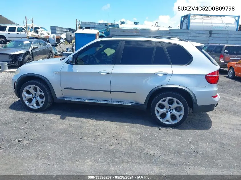 2013 BMW X5 xDrive35I/xDrive35I Premium/xDrive35I Sport Activity VIN: 5UXZV4C52D0B09798 Lot: 39396237