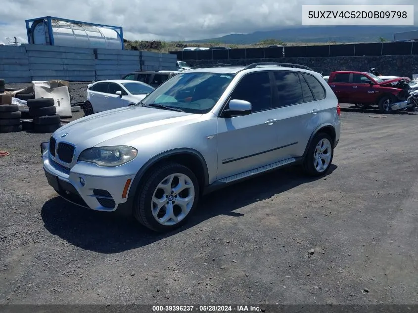 2013 BMW X5 xDrive35I/xDrive35I Premium/xDrive35I Sport Activity VIN: 5UXZV4C52D0B09798 Lot: 39396237