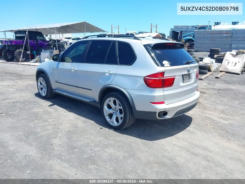 2013 BMW X5 xDrive35I/xDrive35I Premium/xDrive35I Sport Activity VIN: 5UXZV4C52D0B09798 Lot: 39396237