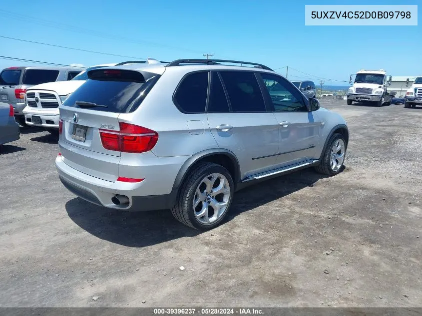 2013 BMW X5 xDrive35I/xDrive35I Premium/xDrive35I Sport Activity VIN: 5UXZV4C52D0B09798 Lot: 39396237