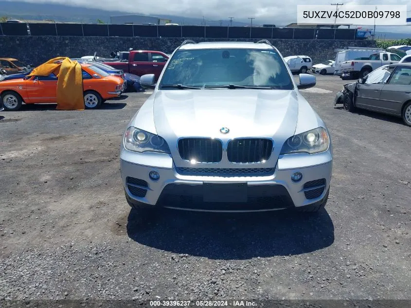 2013 BMW X5 xDrive35I/xDrive35I Premium/xDrive35I Sport Activity VIN: 5UXZV4C52D0B09798 Lot: 39396237