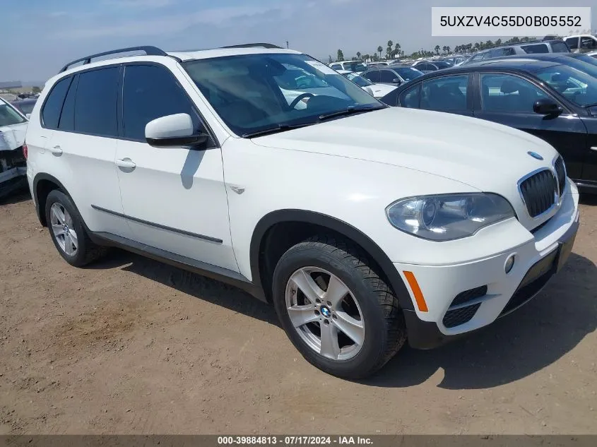 2013 BMW X5 xDrive35I/xDrive35I Premium/xDrive35I Sport Activity VIN: 5UXZV4C55D0B05552 Lot: 39884813