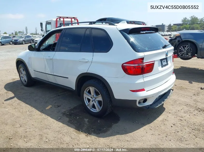 2013 BMW X5 xDrive35I/xDrive35I Premium/xDrive35I Sport Activity VIN: 5UXZV4C55D0B05552 Lot: 39884813