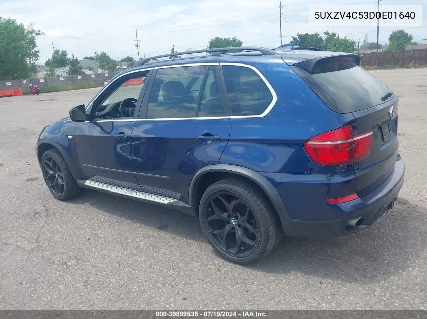 2013 BMW X5 xDrive35I/xDrive35I Premium/xDrive35I Sport Activity VIN: 5UXZV4C53D0E01640 Lot: 39899535