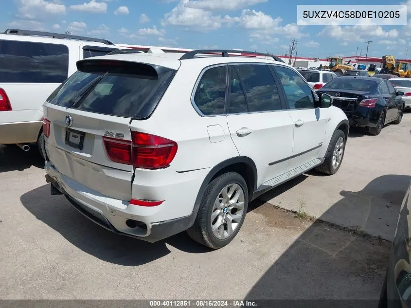 2013 BMW X5 xDrive35I/xDrive35I Premium/xDrive35I Sport Activity VIN: 5UXZV4C58D0E10205 Lot: 40112851