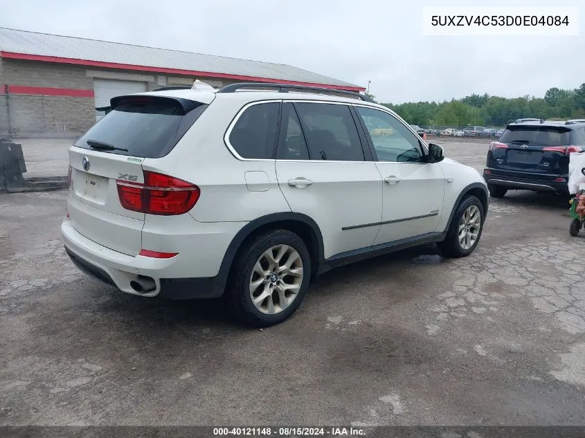 2013 BMW X5 xDrive35I/xDrive35I Premium/xDrive35I Sport Activity VIN: 5UXZV4C53D0E04084 Lot: 40121148