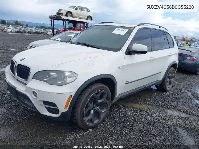 2013 BMW X5 xDrive35I/xDrive35I Premium/xDrive35I Sport Activity VIN: 5UXZV4C56D0G55228 Lot: 40170459