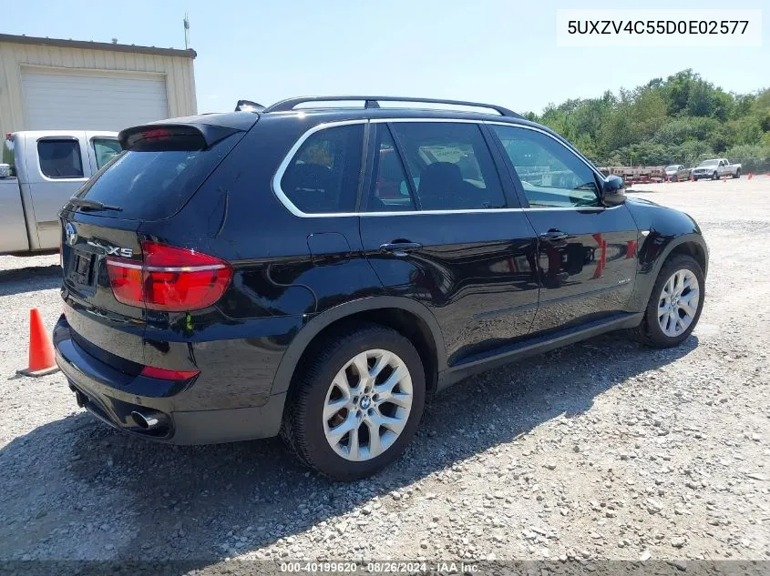 2013 BMW X5 xDrive35I/xDrive35I Premium/xDrive35I Sport Activity VIN: 5UXZV4C55D0E02577 Lot: 40199620