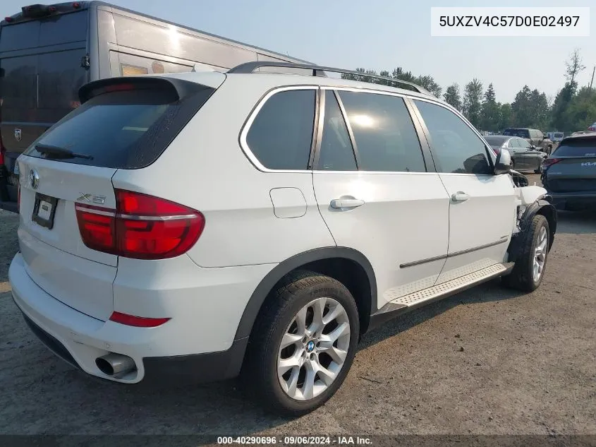 2013 BMW X5 xDrive35I/xDrive35I Premium/xDrive35I Sport Activity VIN: 5UXZV4C57D0E02497 Lot: 40290696