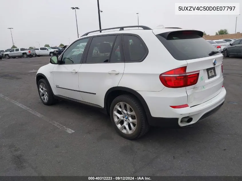 2013 BMW X5 xDrive35I/xDrive35I Premium/xDrive35I Sport Activity VIN: 5UXZV4C50D0E07797 Lot: 40312223