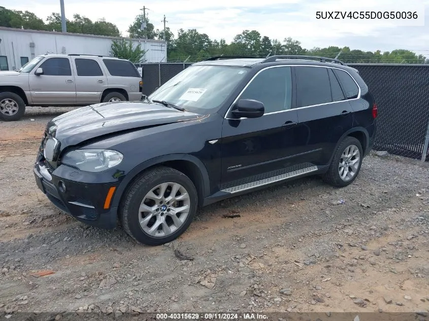 2013 BMW X5 xDrive35I/xDrive35I Premium/xDrive35I Sport Activity VIN: 5UXZV4C55D0G50036 Lot: 40315629