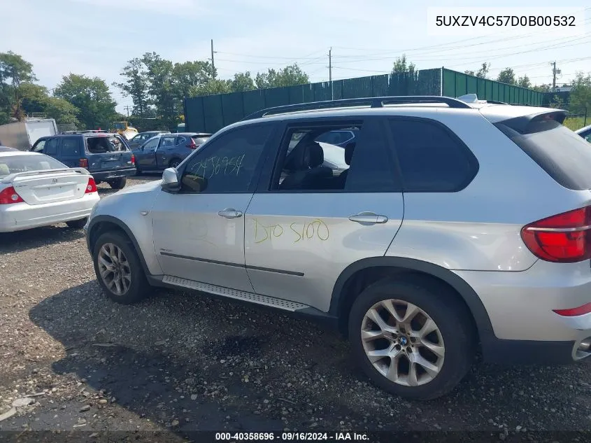 2013 BMW X5 xDrive35I VIN: 5UXZV4C57D0B00532 Lot: 40358696