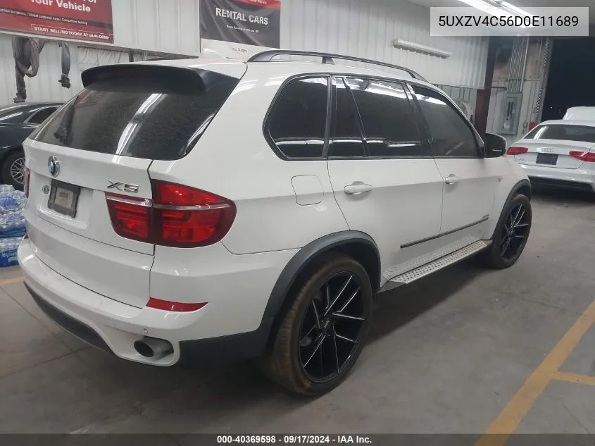 2013 BMW X5 xDrive35I/xDrive35I Premium/xDrive35I Sport Activity VIN: 5UXZV4C56D0E11689 Lot: 40369598