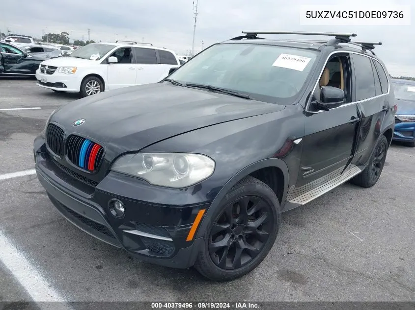 2013 BMW X5 xDrive35I/xDrive35I Premium/xDrive35I Sport Activity VIN: 5UXZV4C51D0E09736 Lot: 40379496