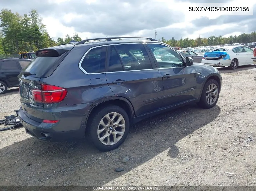 2013 BMW X5 xDrive35I/xDrive35I Premium/xDrive35I Sport Activity VIN: 5UXZV4C54D0B02156 Lot: 40404354