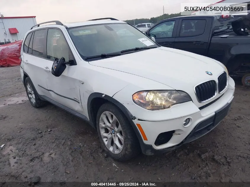 2013 BMW X5 xDrive35I/xDrive35I Premium/xDrive35I Sport Activity VIN: 5UXZV4C54D0B05669 Lot: 40413445