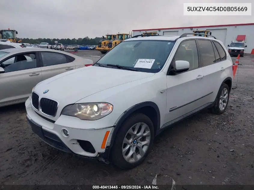 2013 BMW X5 xDrive35I/xDrive35I Premium/xDrive35I Sport Activity VIN: 5UXZV4C54D0B05669 Lot: 40413445