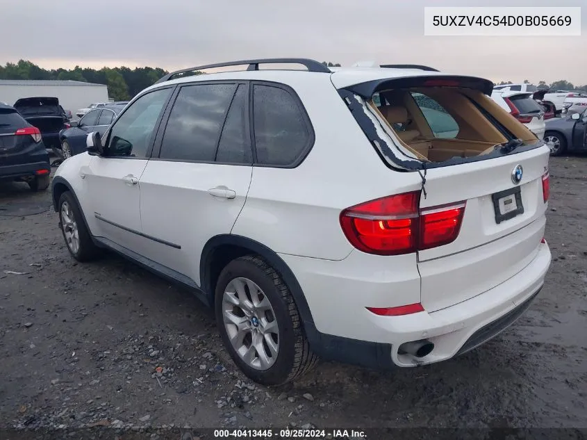 2013 BMW X5 xDrive35I/xDrive35I Premium/xDrive35I Sport Activity VIN: 5UXZV4C54D0B05669 Lot: 40413445