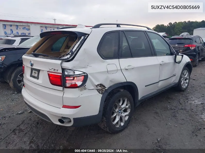 2013 BMW X5 xDrive35I/xDrive35I Premium/xDrive35I Sport Activity VIN: 5UXZV4C54D0B05669 Lot: 40413445