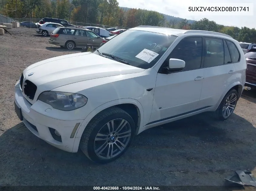 2013 BMW X5 xDrive35I/xDrive35I Premium/xDrive35I Sport Activity VIN: 5UXZV4C5XD0B01741 Lot: 40423668