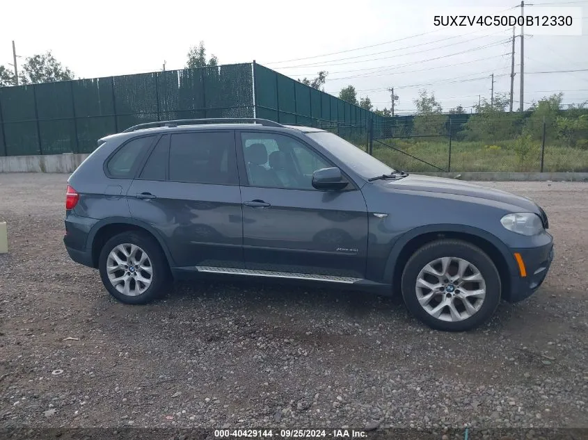 2013 BMW X5 xDrive35I/xDrive35I Premium/xDrive35I Sport Activity VIN: 5UXZV4C50D0B12330 Lot: 40429144