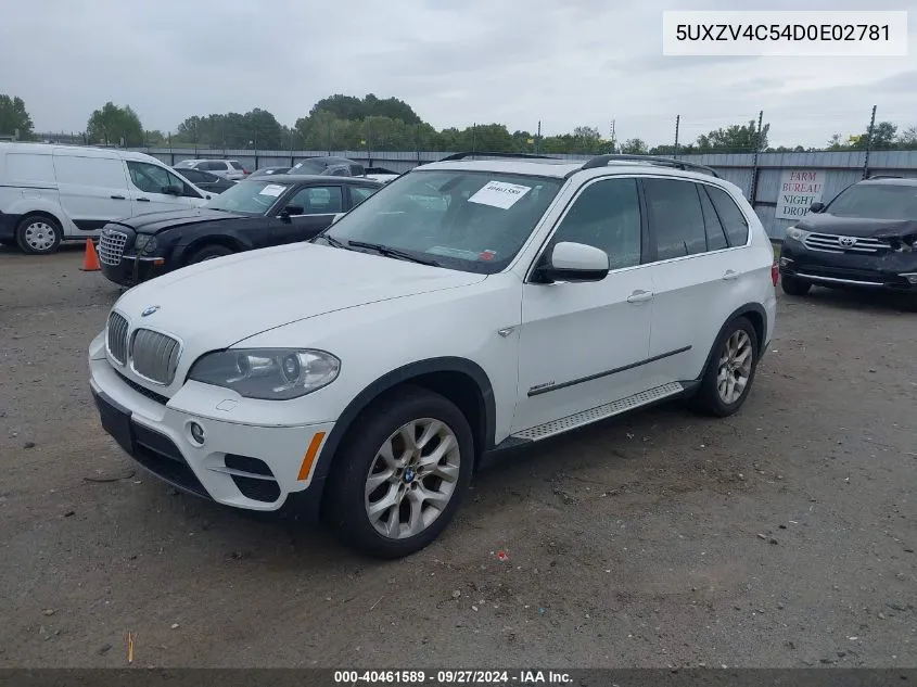 2013 BMW X5 xDrive35I/xDrive35I Premium/xDrive35I Sport Activity VIN: 5UXZV4C54D0E02781 Lot: 40461589