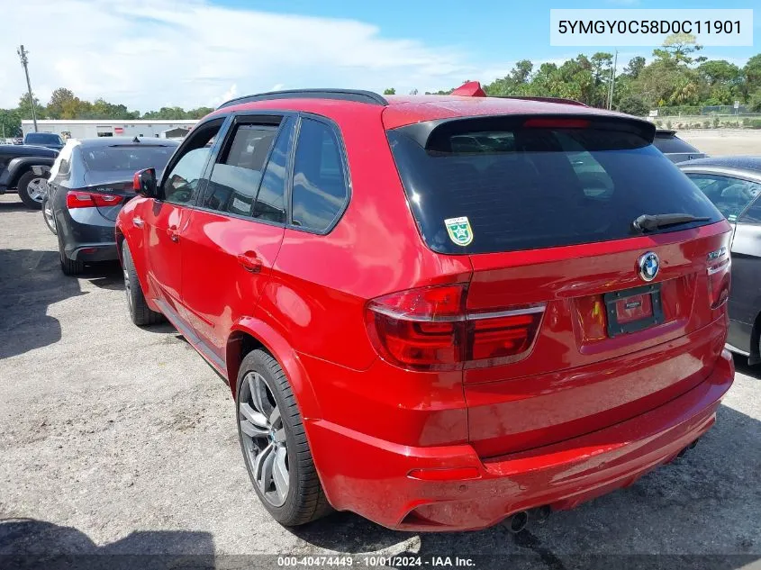 2013 BMW X5 M VIN: 5YMGY0C58D0C11901 Lot: 40474449