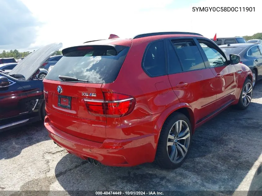 5YMGY0C58D0C11901 2013 BMW X5 M