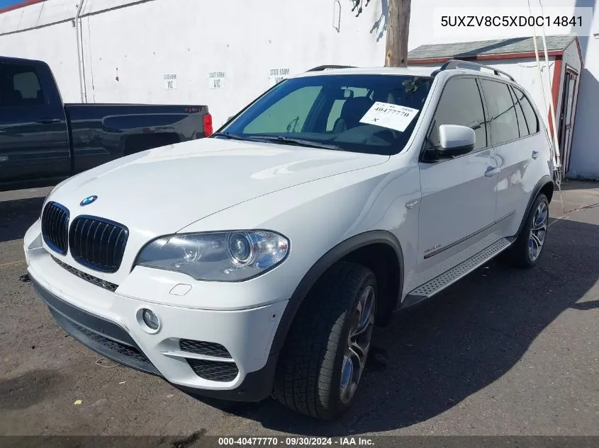 2013 BMW X5 xDrive50I VIN: 5UXZV8C5XD0C14841 Lot: 40477770