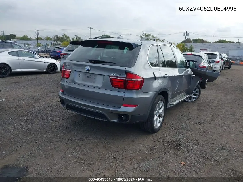 2013 BMW X5 xDrive35I/xDrive35I Premium/xDrive35I Sport Activity VIN: 5UXZV4C52D0E04996 Lot: 40493518