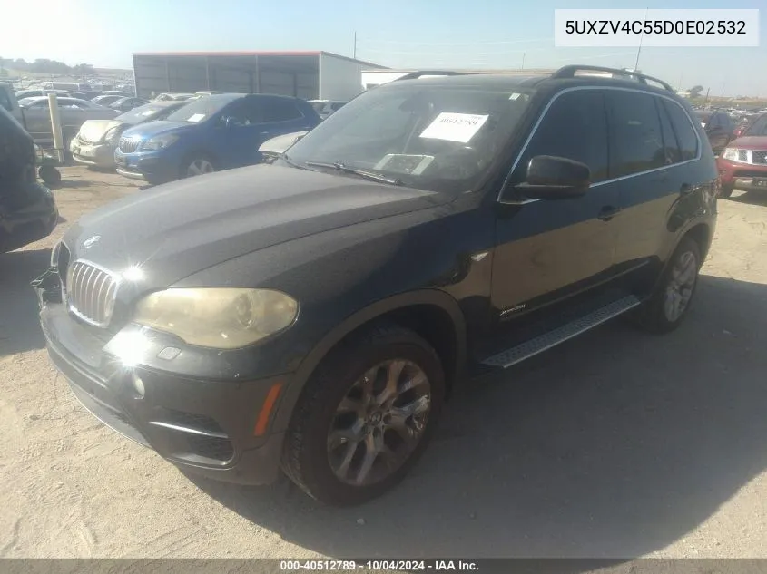 2013 BMW X5 xDrive35I/xDrive35I Premium/xDrive35I Sport Activity VIN: 5UXZV4C55D0E02532 Lot: 40512789