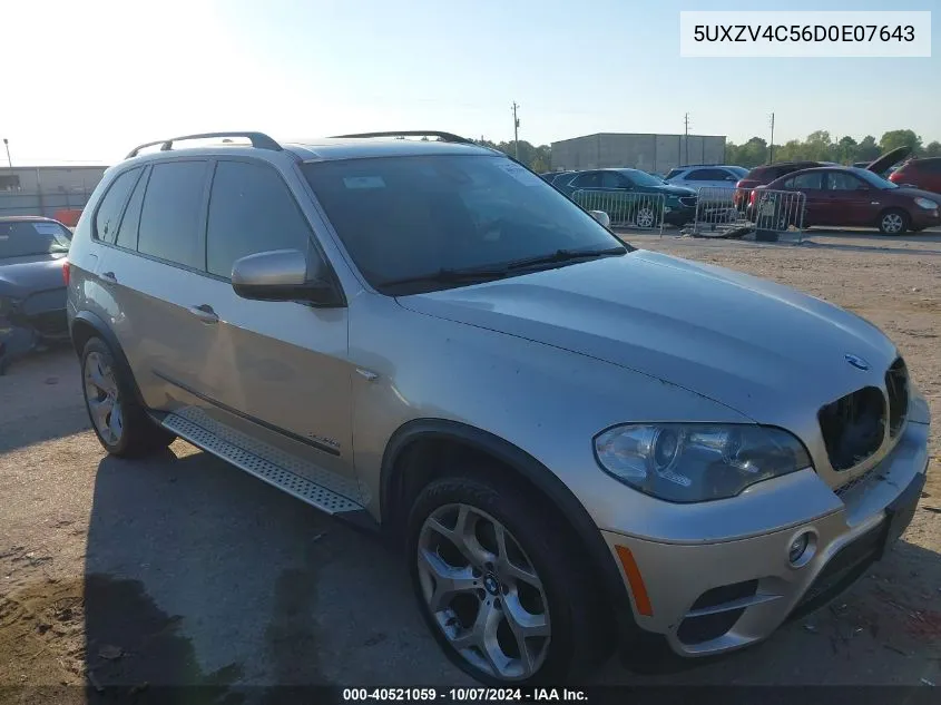 2013 BMW X5 xDrive35I VIN: 5UXZV4C56D0E07643 Lot: 40521059