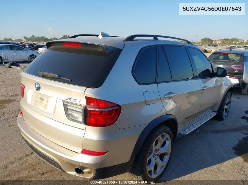 2013 BMW X5 xDrive35I VIN: 5UXZV4C56D0E07643 Lot: 40521059