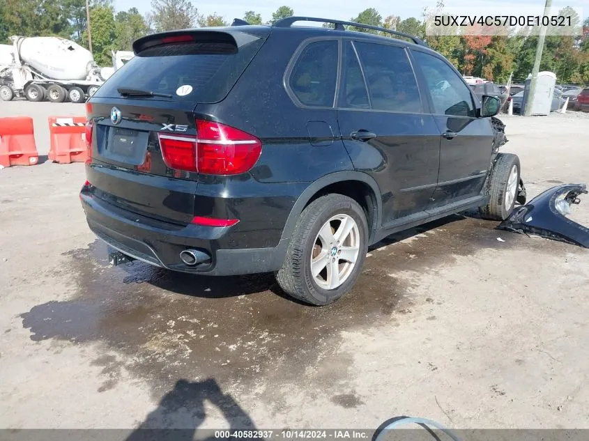 2013 BMW X5 xDrive35I/xDrive35I Premium/xDrive35I Sport Activity VIN: 5UXZV4C57D0E10521 Lot: 40582937