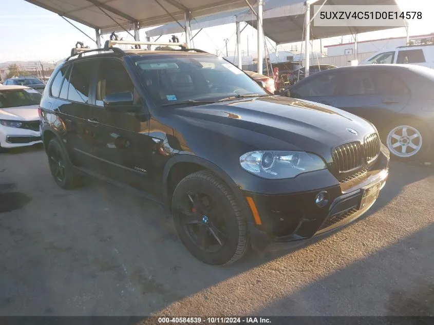 2013 BMW X5 xDrive35I VIN: 5UXZV4C51D0E14578 Lot: 40584539