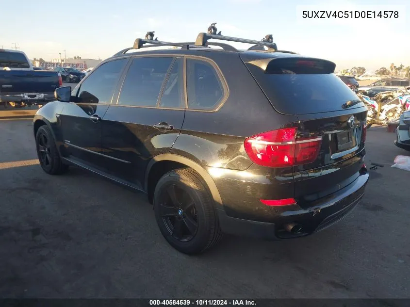 2013 BMW X5 xDrive35I VIN: 5UXZV4C51D0E14578 Lot: 40584539