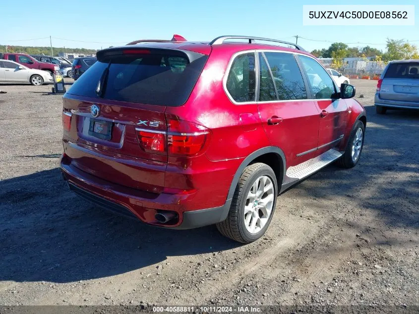 2013 BMW X5 xDrive35I/xDrive35I Premium/xDrive35I Sport Activity VIN: 5UXZV4C50D0E08562 Lot: 40588811