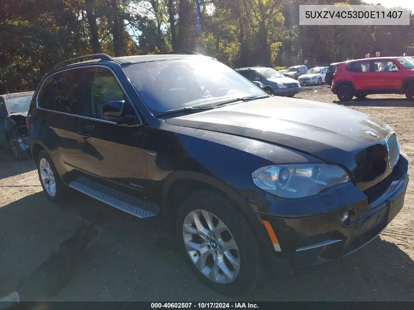 2013 BMW X5 xDrive35I/xDrive35I Premium/xDrive35I Sport Activity VIN: 5UXZV4C53D0E11407 Lot: 40602507