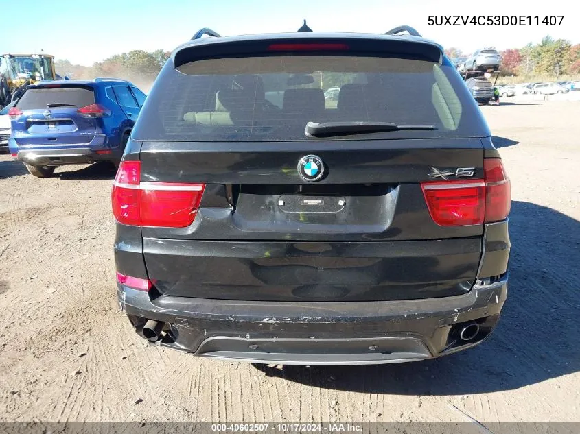 2013 BMW X5 xDrive35I/xDrive35I Premium/xDrive35I Sport Activity VIN: 5UXZV4C53D0E11407 Lot: 40602507